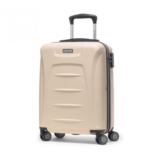 SAMSONITE TRIBUTE PRO SPINNER CARRY-ON | Cream - Click Image to Close